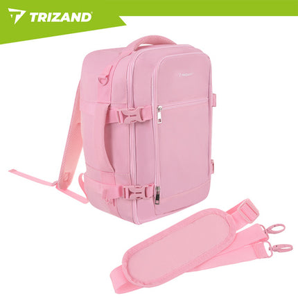 Trizand Reisrugzak 2-in-1 - 20L - Handbagage - 40 x 25 x 20 cm - Roze