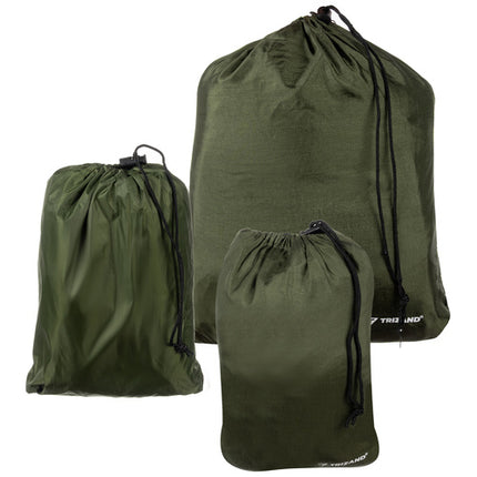 Trizand Bushcraft Hangmat - 2-Persoons - Met Tarp & Klamboe - 260x140 cm - Khaki