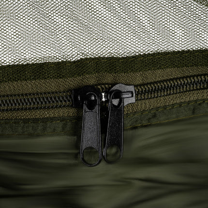Trizand Bushcraft Hangmat - 2-Persoons - Met Tarp & Klamboe - 260x140 cm - Khaki