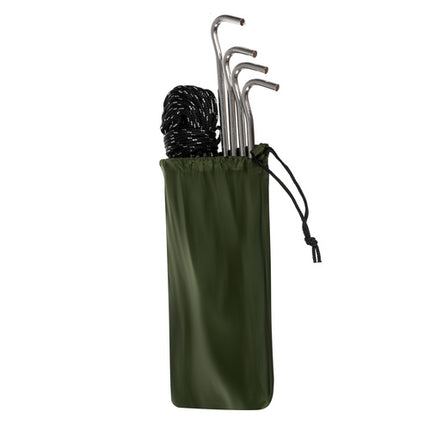 Trizand Bushcraft Hangmat - 2-Persoons - Met Tarp & Klamboe - 260x140 cm - Khaki