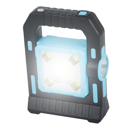 LED Solar Campinglamp 3-in-1 Met Powerbank - Blauw
