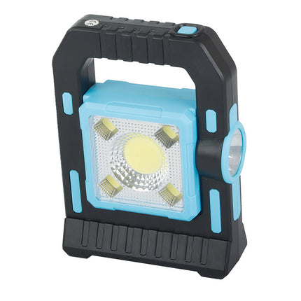 LED Solar Campinglamp 3-in-1 Met Powerbank - Blauw