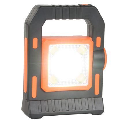 LED Solar Campinglamp 3-in-1 Met Powerbank - Oranje