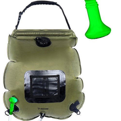 Iso Trade 23495 Zonnedouche – 20 Liter – Met Thermometer – Zwart