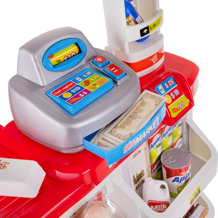 Iso Trade Supermarkt Speelset - Met Winkelwagentje en Accessoires