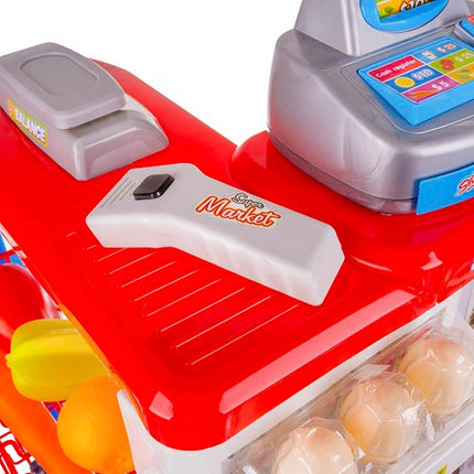 Iso Trade Supermarkt Speelset - Met Winkelwagentje en Accessoires