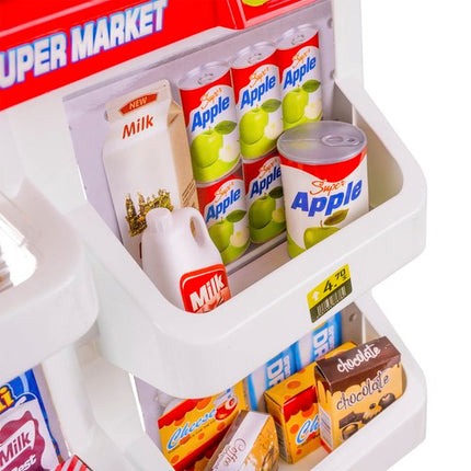 Iso Trade Supermarkt Speelset - Met Winkelwagentje en Accessoires