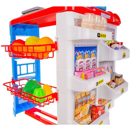 Iso Trade Supermarkt Speelset - Met Winkelwagentje en Accessoires
