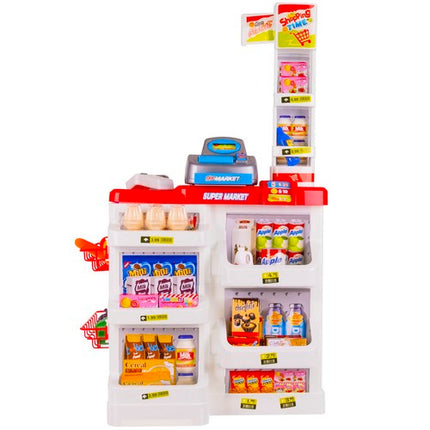 Iso Trade Supermarkt Speelset - Met Winkelwagentje en Accessoires