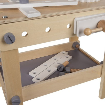 Kruzzel Houten Werkbank - DIY Gereedschapsset voor Kinderen