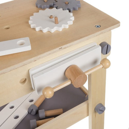 Kruzzel Houten Werkbank - DIY Gereedschapsset voor Kinderen
