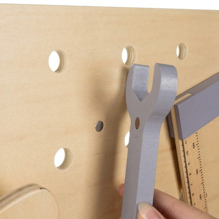 Kruzzel Houten Werkbank - DIY Gereedschapsset voor Kinderen