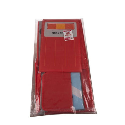 Kruzzel Speelgoedkist - Brandweerauto - 13L - Opvouwbaar - Rood