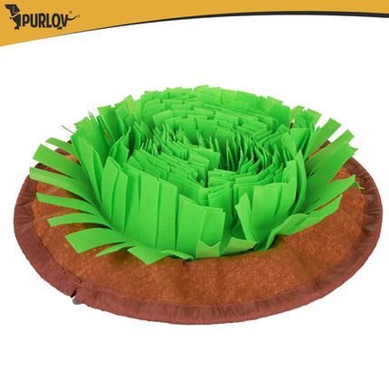 Purlov Snuffelmat voor Honden - 48 x 48 cm - Verstelbaar Educatief Speelgoed