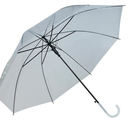 Malatec Transparante Paraplu - Automatisch - Wit - 93 cm