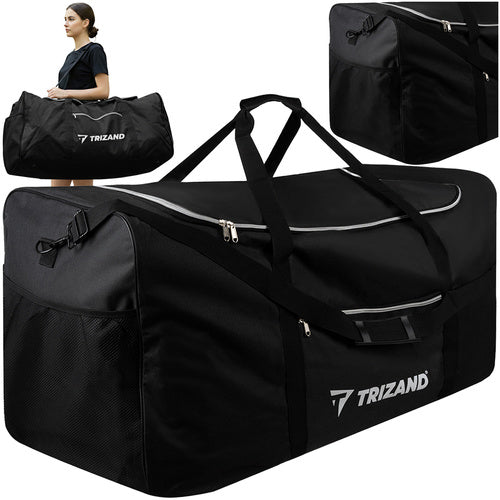 Trizand Reistas - 180 Liter - XL Bagage - Waterdicht - Zwart