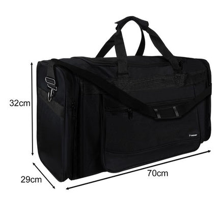 Trizand Reistas - 70 Liter - Sporttas - Met Verstelbare Schouderband - Zwart
