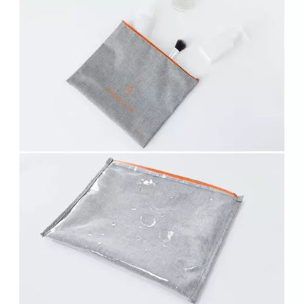 Trizand Reisorganizer Set - 7 Delig - Koffer Inpak Systeem - Grijs/Oranje