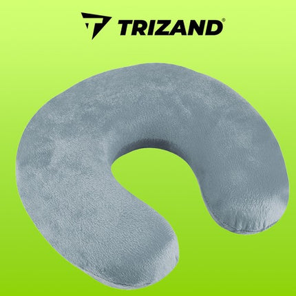 Trizand Reiskussen Deluxe - Memory Foam - Ergonomisch - Grijs