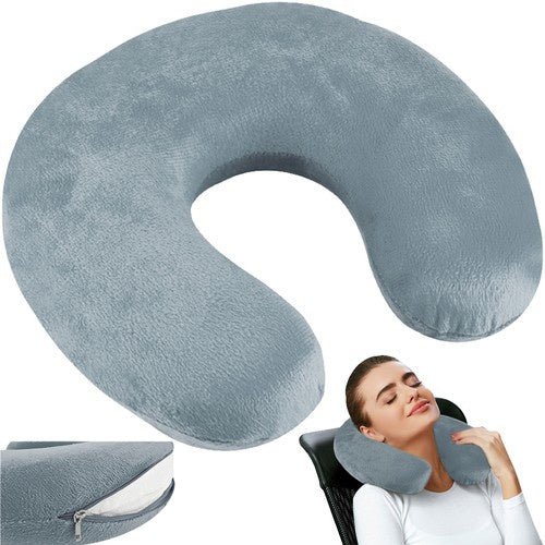 Trizand Reiskussen Deluxe - Memory Foam - Ergonomisch - Grijs