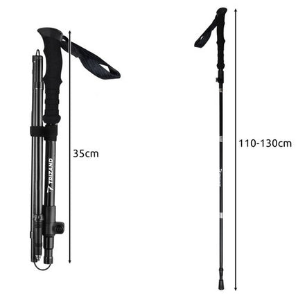 Trizand Nordic Walking Stokken - 2 Stuks - Opvouwbaar - 110-130 cm