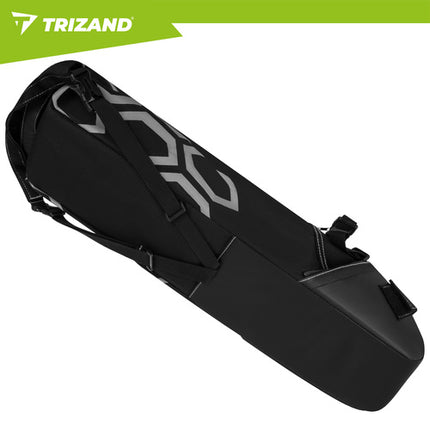 Trizand Zadeltas - 12 Liter - Waterdicht - Aerodynamisch - Zwart