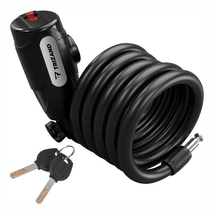 Trizand Fietsslot - 150 cm - 12 mm Stalen Kabel - Met Sleutel