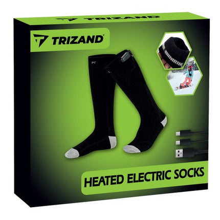 Trizand Elektrische Verwarmde Sokken - 3-Standen - Universeel - Zwart