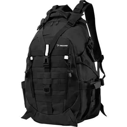 Trizand Militaire Rugzak - 25 Liter - Zwart - 50 x 30 x 22 cm