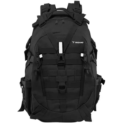 Trizand Militaire Rugzak - 25 Liter - Zwart - 50 x 30 x 22 cm