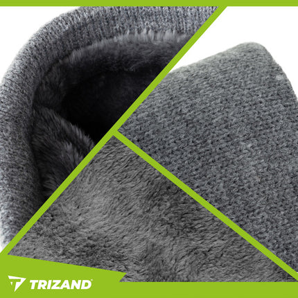 Trizand 20674 Nekwarmer - Sjaal - Universeel - Grijs - Winteraccessoire