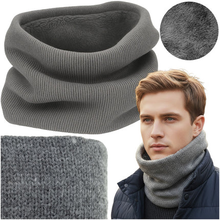Trizand 20674 Nekwarmer - Sjaal - Universeel - Grijs - Winteraccessoire