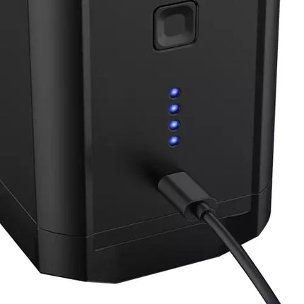Trizand Accu Luchtpomp - Voor Matrassen, Boten en Zwembaden - 5200 mAh - Zwart