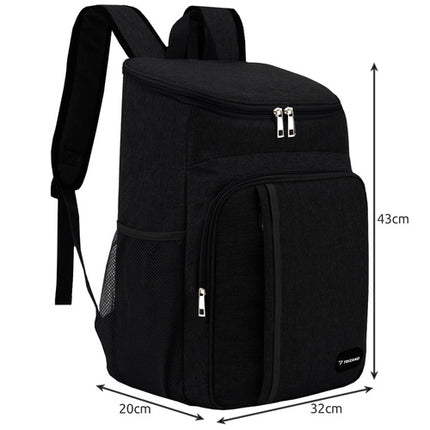 Trizand Thermische Rugzak - 26 Liter - Koeltas - 43 x 32 x 20 cm - Zwart