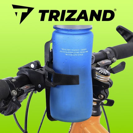 Trizand Flessenhouder - Universeel - Voor Fiets & Kinderwagen - Zwart