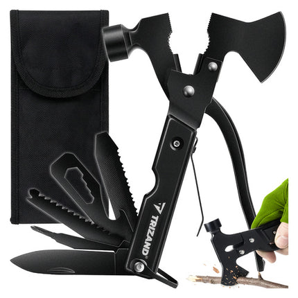 Trizand 17-in-1 Multi-Tool - Met Bijl en Hamer - Compact en Duurzaam