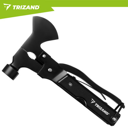 Trizand 17-in-1 Multi-Tool - Met Bijl en Hamer - Compact en Duurzaam