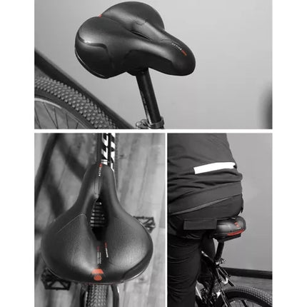 Trizand Comfortabel Fietszadel - Met Ventilatie & Ingebouwd Licht