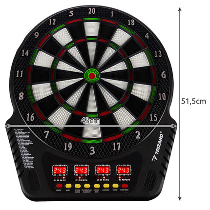 Trizand Elektronisch Dartbord - 27 Games - Inclusief 6 Darts