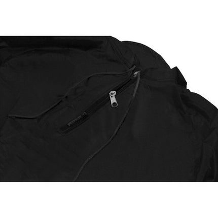 Trizand Fiets Regenponcho - Universele Maat - Met Vizier - Zwart