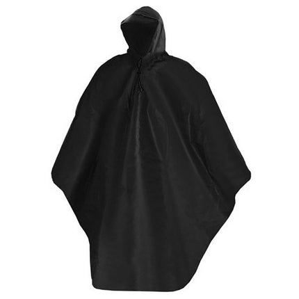 Trizand Fiets Regenponcho - Universele Maat - Met Vizier - Zwart