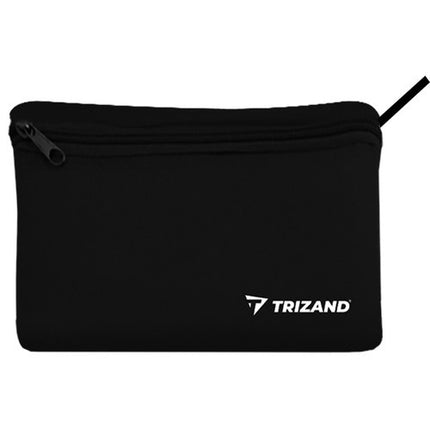 Trizand Fiets Regenponcho - Universele Maat - Met Vizier - Zwart