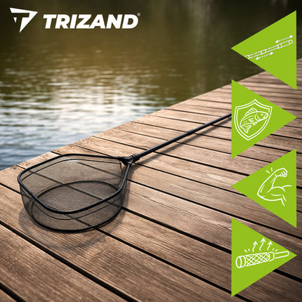 Trizand Telescopisch Schepnet - 230 cm - Opvouwbaar - Lichtgewicht