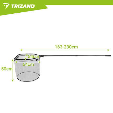 Trizand Telescopisch Schepnet - 230 cm - Opvouwbaar - Lichtgewicht