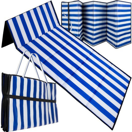 Trizand Rocky Beach Mat - 190 x 66 cm - 1 cm dik - Opvouwbaar - Stripes