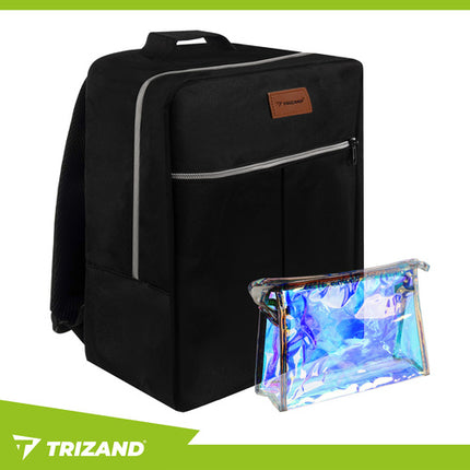 Trizand Reisrugzak + Toilettas - 17L - Handbagage - 38x24x18 cm