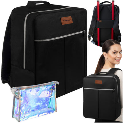 Trizand Reisrugzak + Toilettas - 17L - Handbagage - 38x24x18 cm