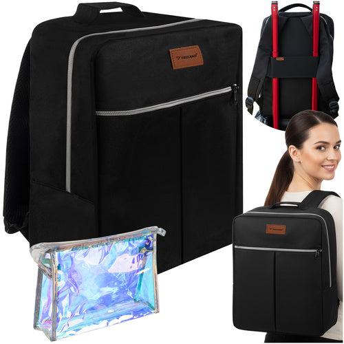 Trizand Reisrugzak + Toilettas - 17L - Handbagage - 38x24x18 cm