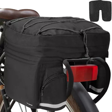 Trizand Bagagedrager Fietstas - 60 Liter - Waterdicht - Zwart