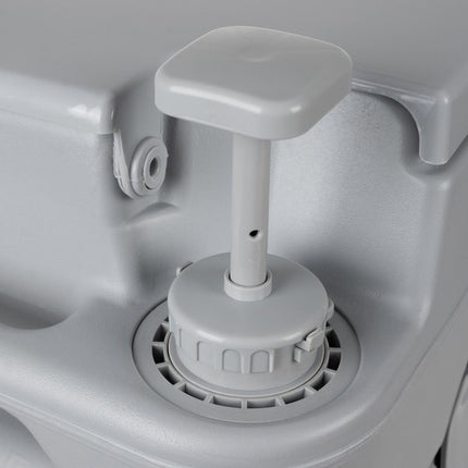 Trizand Draagbaar Campingtoilet - 20L Afvaltank - 12L Watertank - Grijs